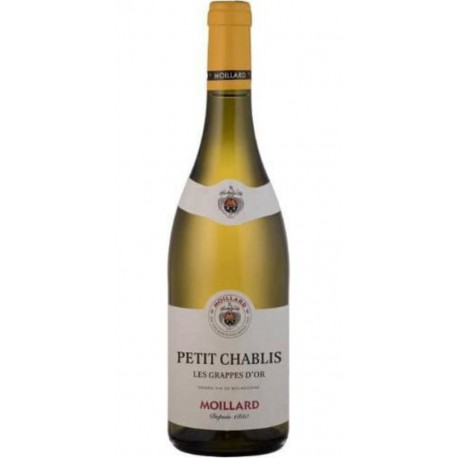 Moillard Grappes D'or 2024 Petit Chablis Vin Blanc De Bourgogne