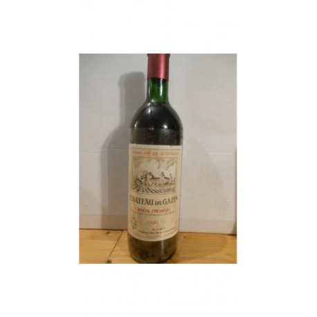 Fronsac Château Du Gazin Rouge 1990 Bordeaux.