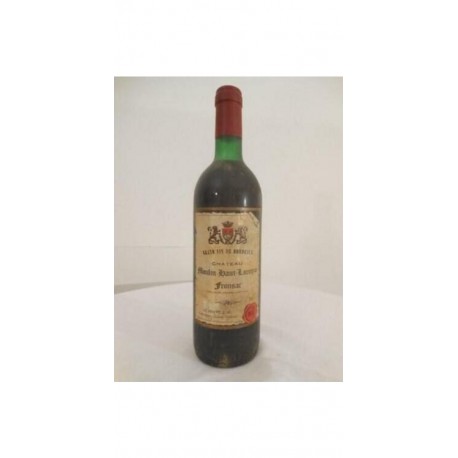 Fronsac Château Moulin Haut-laroque Rouge 1978 Bordeaux.