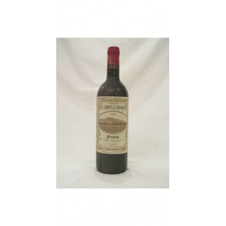Fronsac Château La Croix-laroque Rouge 1993 Bordeaux