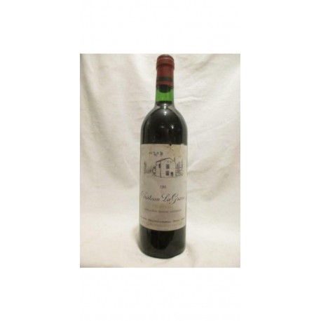 Fronsac Château La Grave Rouge 1981 Bordeaux