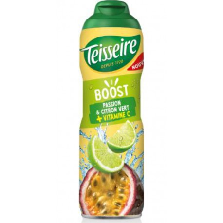 TEISSEIRE Sirop Boost Passion et Citron Vert Vitamine C TEISSEIRE