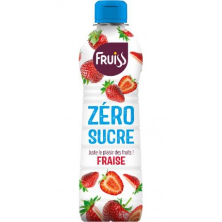 FRUISS Sirop Saveur Fraise Sans Sucres FRUISS