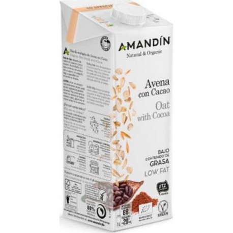 Amandin Boisson À L'avoine Avec Cacao 1L