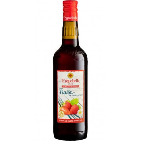 EYGUEBELLE Sirop Fraise Carpentras Pur Sucre De Canne